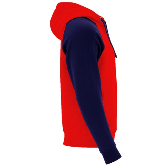 Raudonas/tamsiai mėlynas džemperis Badet Džemperiai su gobtuvu Roly