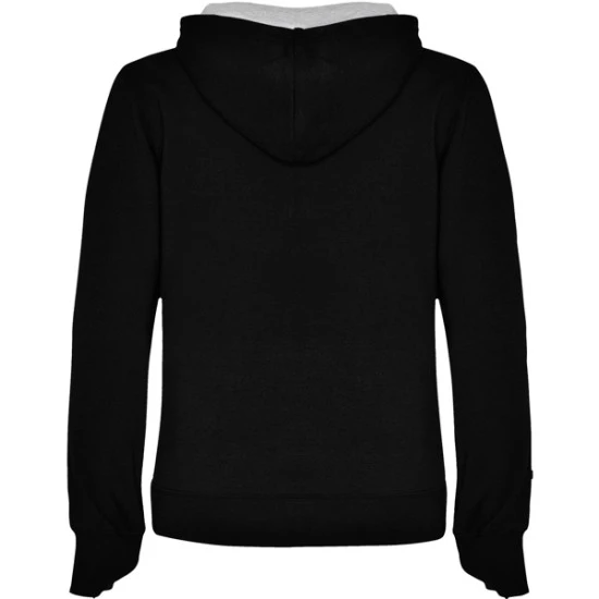 Moteriškas juodas/pilkas džemperis su gobtuvu Urban women Džemperiai su gobtuvu Roly