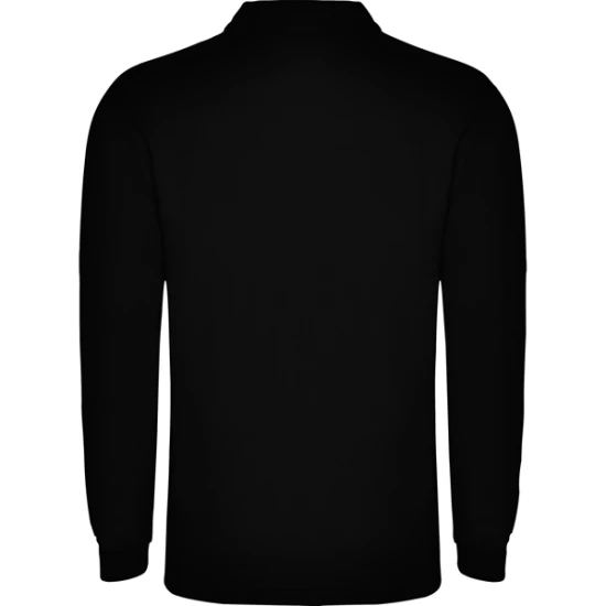 Vyriški juodi polo marškinėliai ilgomis rankovėmis Carpe Marškinėliai | Polo Roly