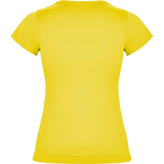 Moteriški geltonos spalvos marškinėliai Jamaica Marškinėliai | Polo Roly