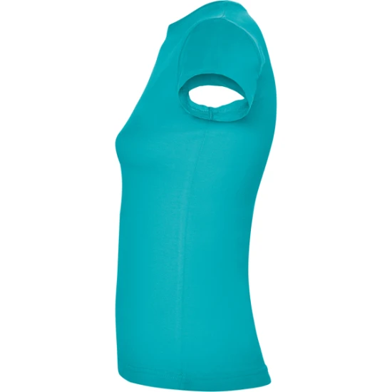 Moteriški žydros spalvos marškinėliai Jamaica Marškinėliai | Polo Roly