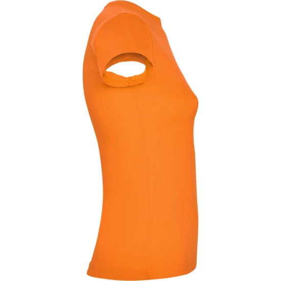 Moteriški oranžinės spalvos marškinėliai Jamaica Marškinėliai | Polo Roly