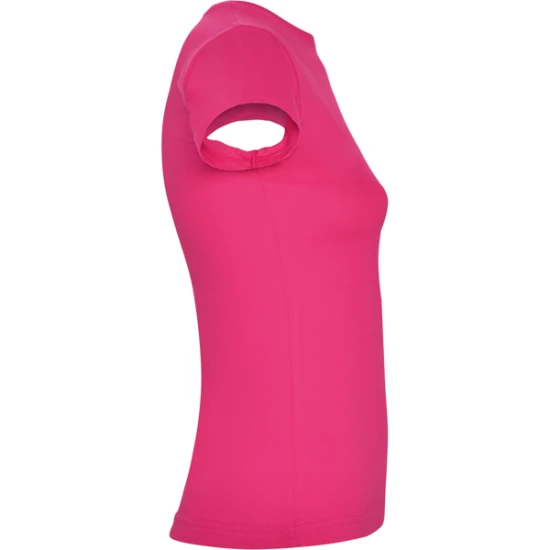 Moteriški ryškiai rožinės spalvos marškinėliai Jamaica Marškinėliai | Polo Roly