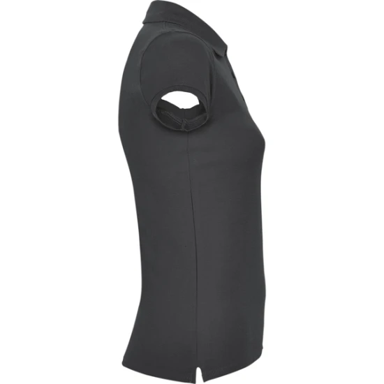 Moteriški tamsiai pilki polo marškinėliai Star Marškinėliai | Polo Roly