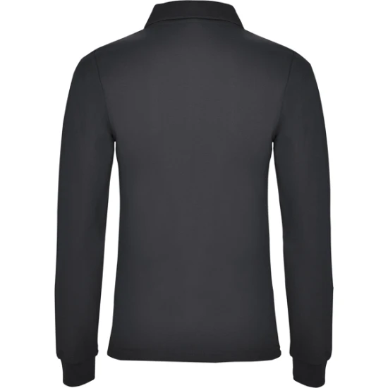 Moteriški tamsiai pilki polo marškinėliai ilgomis rankovėmis Estrella Marškinėliai | Polo Roly