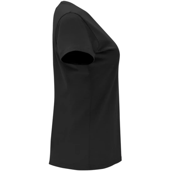 Moteriški juodos spalvos marškinėliai Capri Marškinėliai | Polo Roly