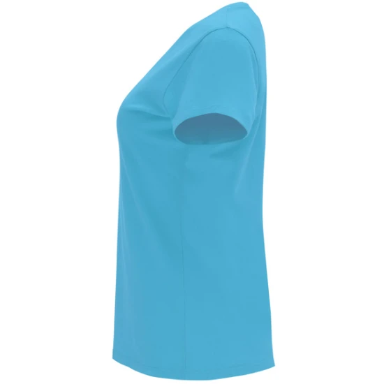 Moteriški žydros spalvos marškinėliai Capri Marškinėliai | Polo Roly