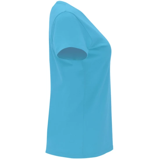 Moteriški žydros spalvos marškinėliai Capri Marškinėliai | Polo Roly