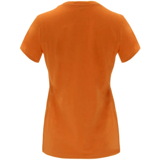 Moteriški oranžinės spalvos marškinėliai Capri Marškinėliai | Polo Roly