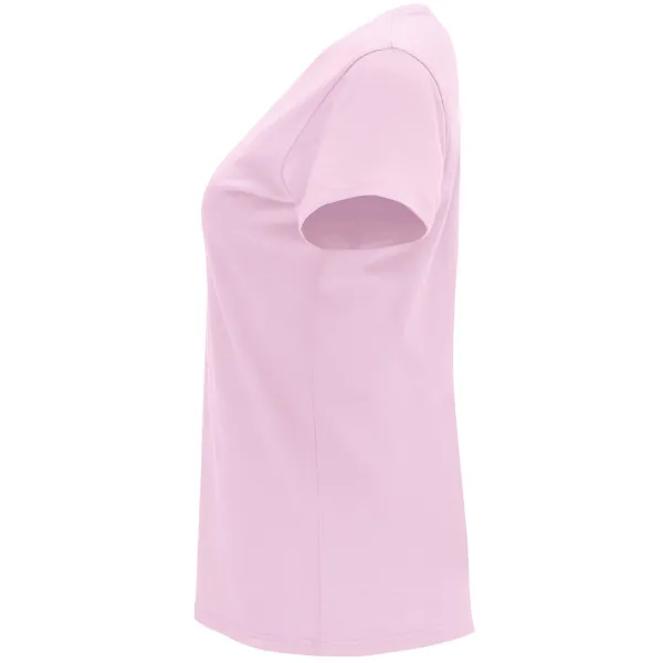 Naisten vaaleanpunainen T-paita Capri-paita T-paita | Polo Roly