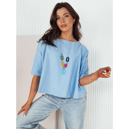 Moteriška šviesiai mėlyna palaidinė Buls Palaidinės ir marškiniai