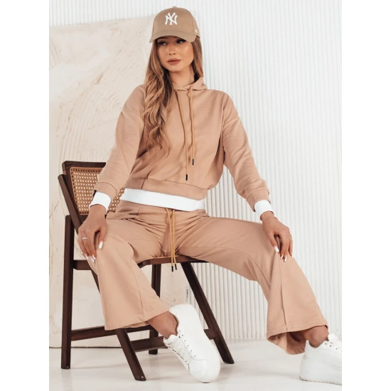 Moteriškas rusvas sportinis kostiumas Newport Moteriški komplektai