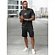 Men's dark grey set What Sports suits