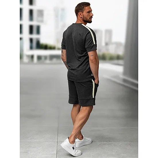 Men's dark grey set What Sports suits