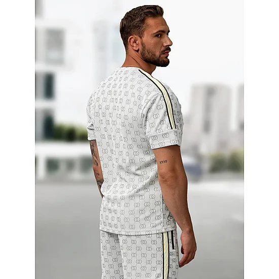 Men's light grey set What Men's suits