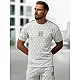 Men's light grey set What Men's suits
