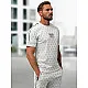 Men's light grey set What Men's suits