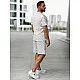 Men's light grey set What Men's suits
