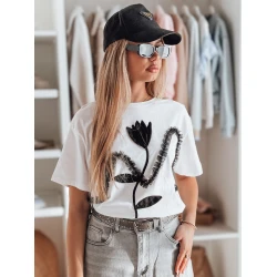 Moteriški balti marškinėliai Petinia