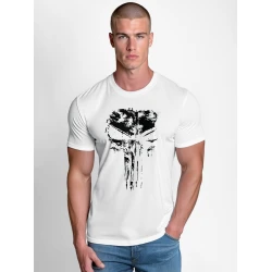 Vyriški balti marškinėliai Rebel