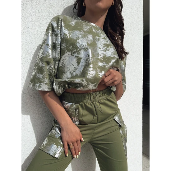 Moteriškas chaki komplektas Birweki Moteriški komplektai