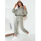 Moteriškas pilkas sportinis kostiumas Bistan Moteriški komplektai