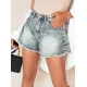 Moteriški mėlyni džinsniai šortai Jeansglow Šortai moterims
