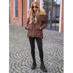 Moteriška rudos spalvos striukė Mona