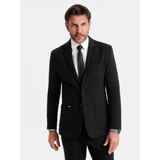 Vyriškas juodas švarkas Azan Švarkai | Kostiumai