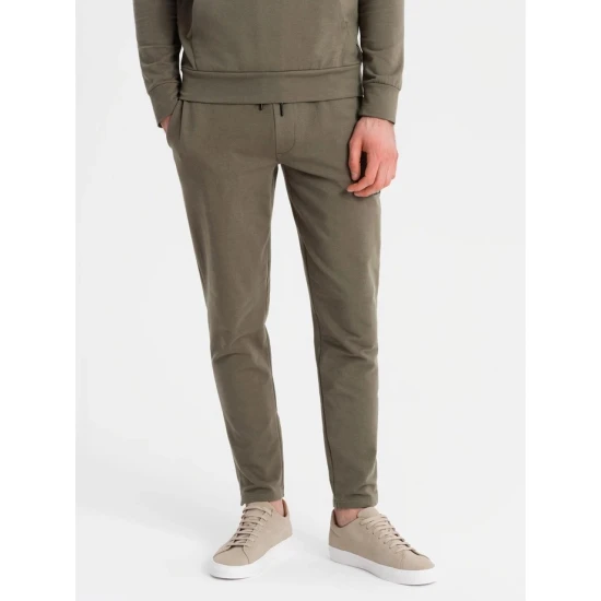 Vyriškas chaki spalvos laisvalaikio komplektas Denat Vyriški komplektai