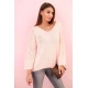 Moteriškas šviesiai rožinės spalvos Sindy Moteriški megztiniai