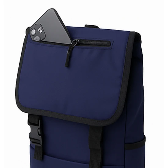 Chaki kuprinė Just be cool (juodomis raidėmis) Kuprinės