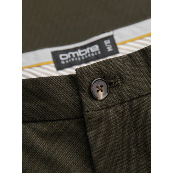 Vyriškos chaki spalvos kelnės Tuman Klasikinės kelnės