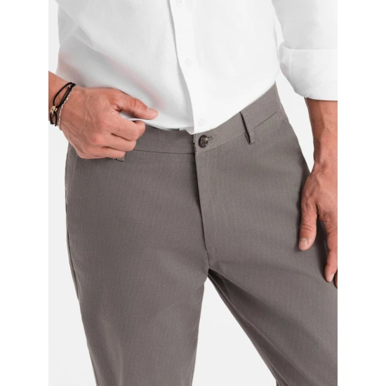 Vyriškos pilkos spalvos kelnės Tuman Klasikinės kelnės
