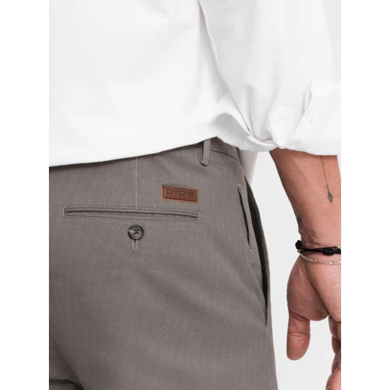 Vyriškos pilkos spalvos kelnės Tuman Klasikinės kelnės