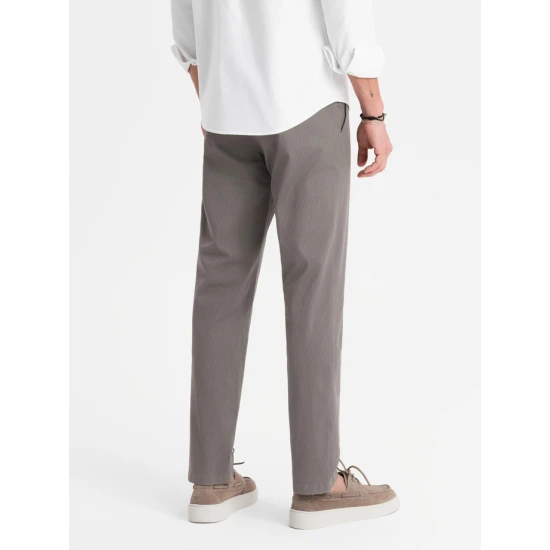 Vyriškos pilkos spalvos kelnės Tuman Klasikinės kelnės