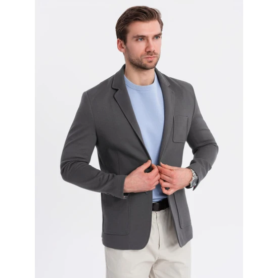 Vyriškas pilkas švarkas Azan Švarkai | Kostiumai