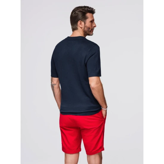 Vyriški tamsiai mėlyni polo marškinėliai Mark POLO marškinėliai