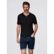 Vyriška juodos spalvos polo marškinėliai Elegant POLO marškinėliai