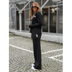 Moteriškas juodas laisvalaikio komplektas Belik