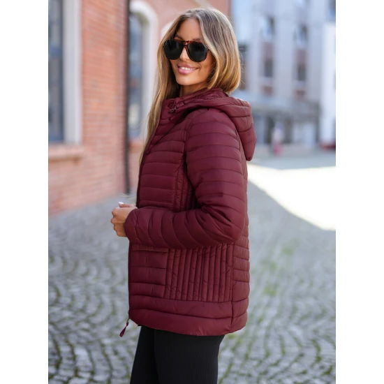 Moteriška bordo spalvos striukė Marsi Moteriškos striukės