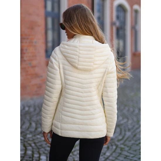 Moteriška baltos spalvos striukė Marsi Striukės