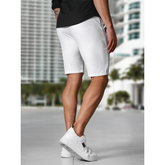 Vyriški balti šortai Remo Šortai