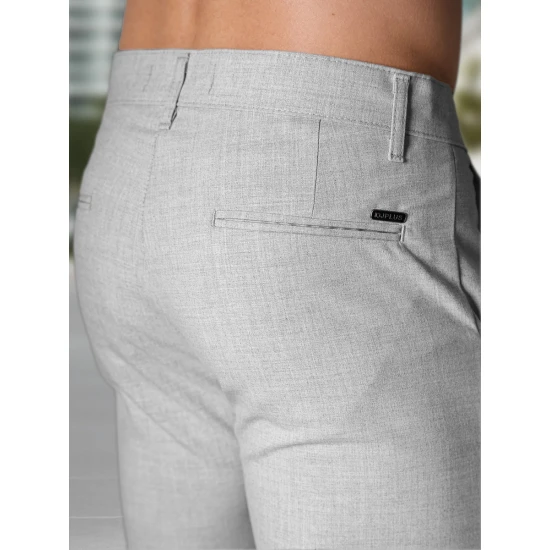 Vyriški šviesiai pilki šortai Remo Šortai | Bridžai