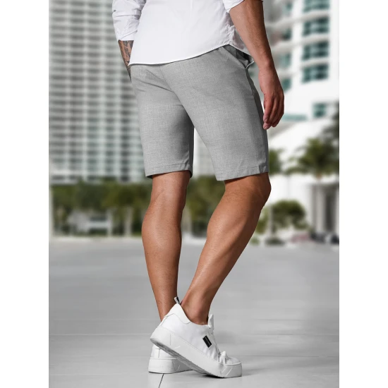 Vyriški šviesiai pilki šortai Remo Šortai | Bridžai