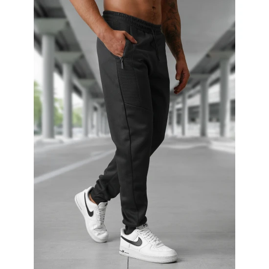 Vyriškos juodos laisvalaikio kelnės Amestin Laisvalaikio kelnės