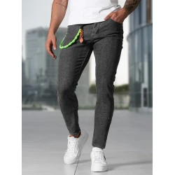 Vyriški tamsiai pilki džinsai Aldan