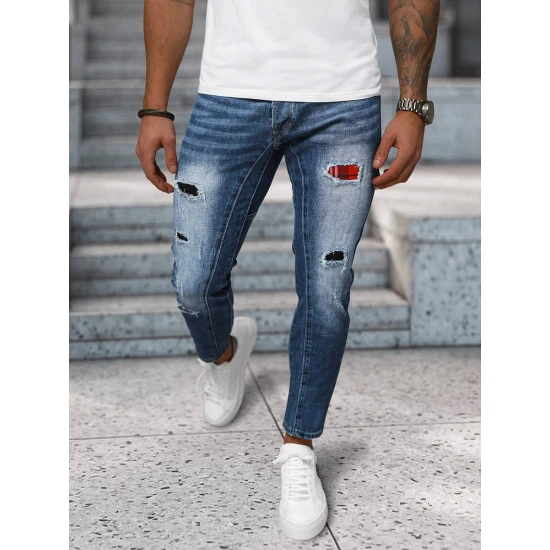 Vyriški mėlynii džinsai Apol Džinsai ir Jogeriai