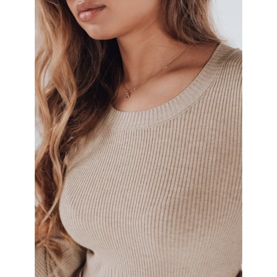 Moteriškas rusvas megztinis Gino Palaidinės ir marškiniai