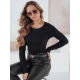 Moteriškas juodas megztinis Gino Palaidinės ir marškiniai